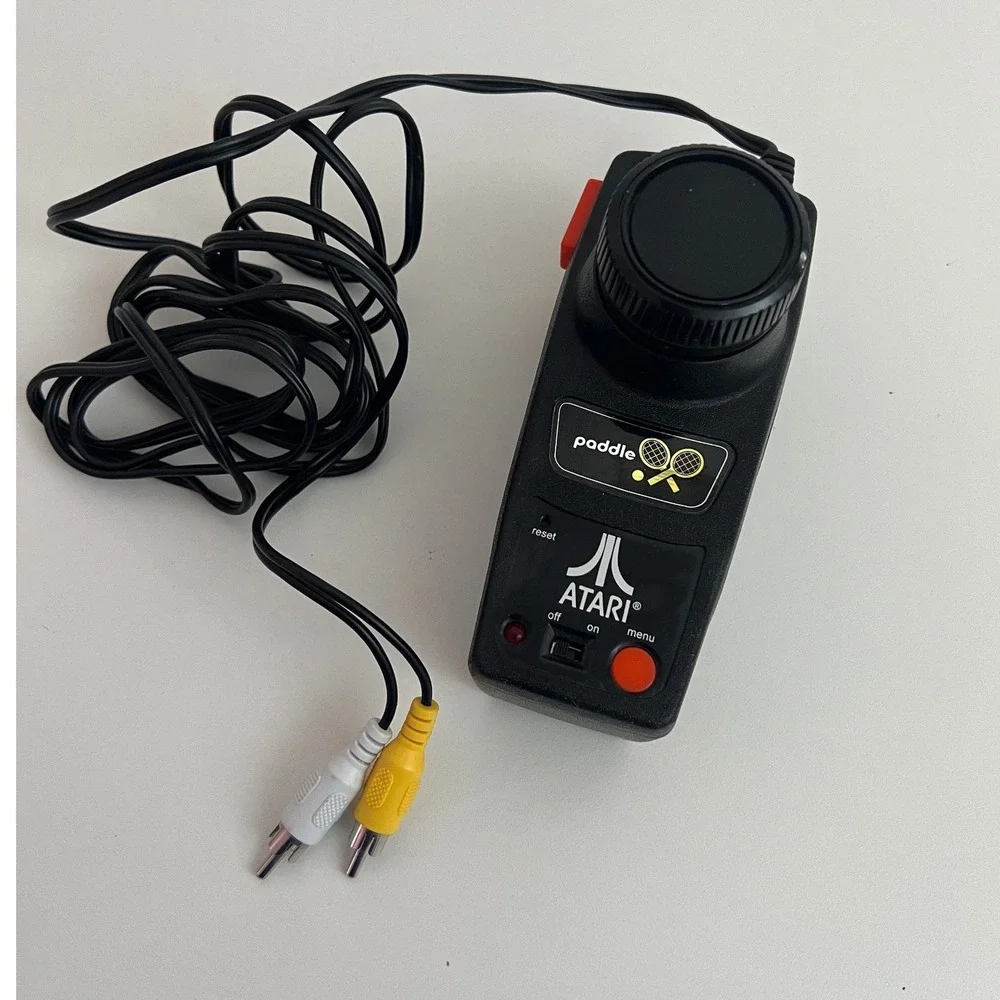 Atari Paddle Plug It In & Play TV Games Jakks Pacific 2004 Retro Handheld System